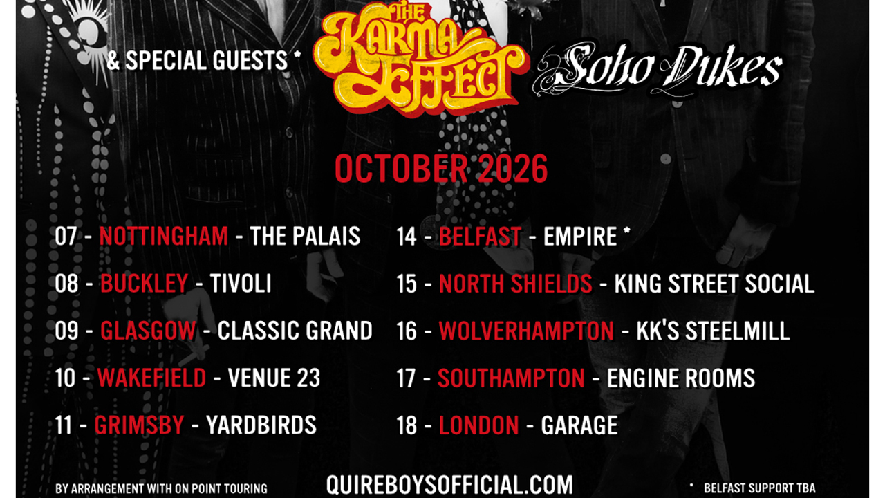 Quireboys October 2026 UK Tour