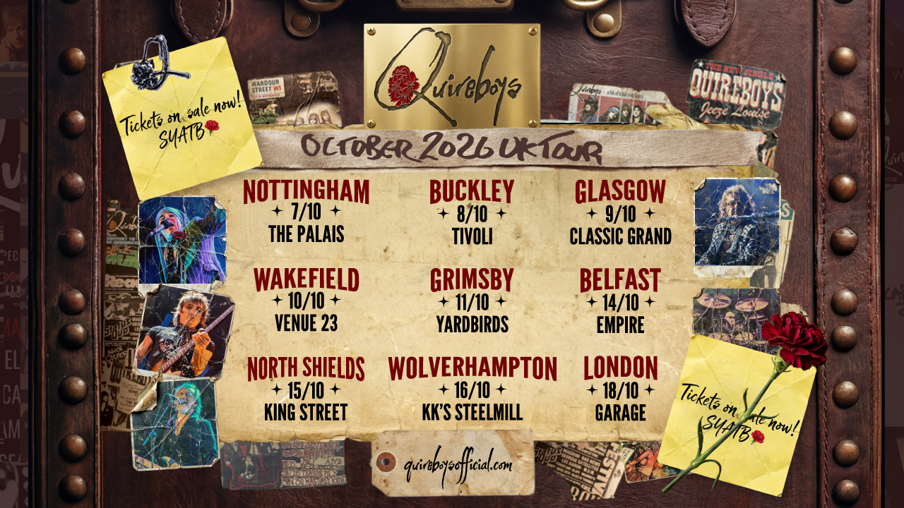 Quireboys October 2026 UK Tour