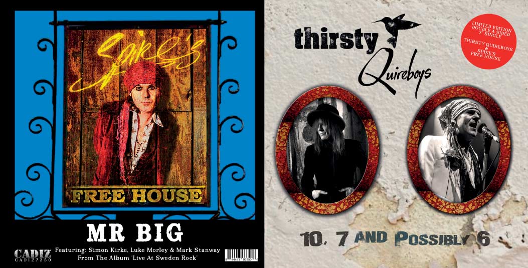 Thirsty Quireboys unveil 10, 7 and possibly 6 cover